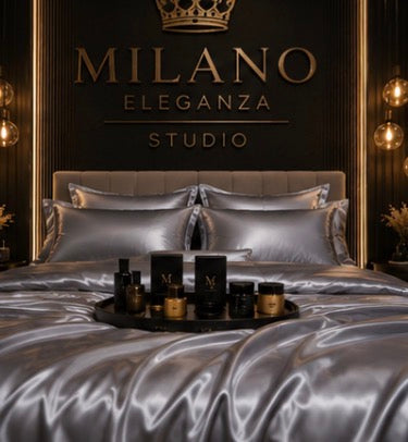 Set de Cama Acetinado Premium Milano Eleganza™