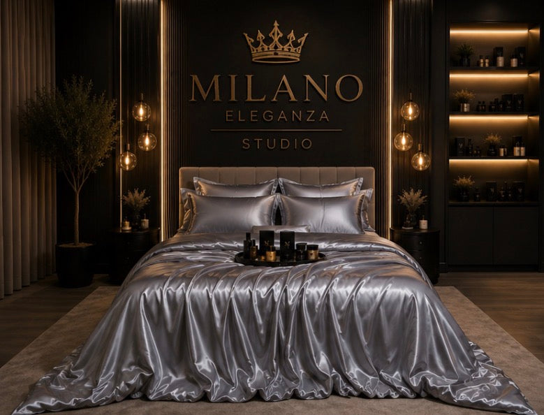 Set de Cama Acetinado Premium Milano Eleganza™