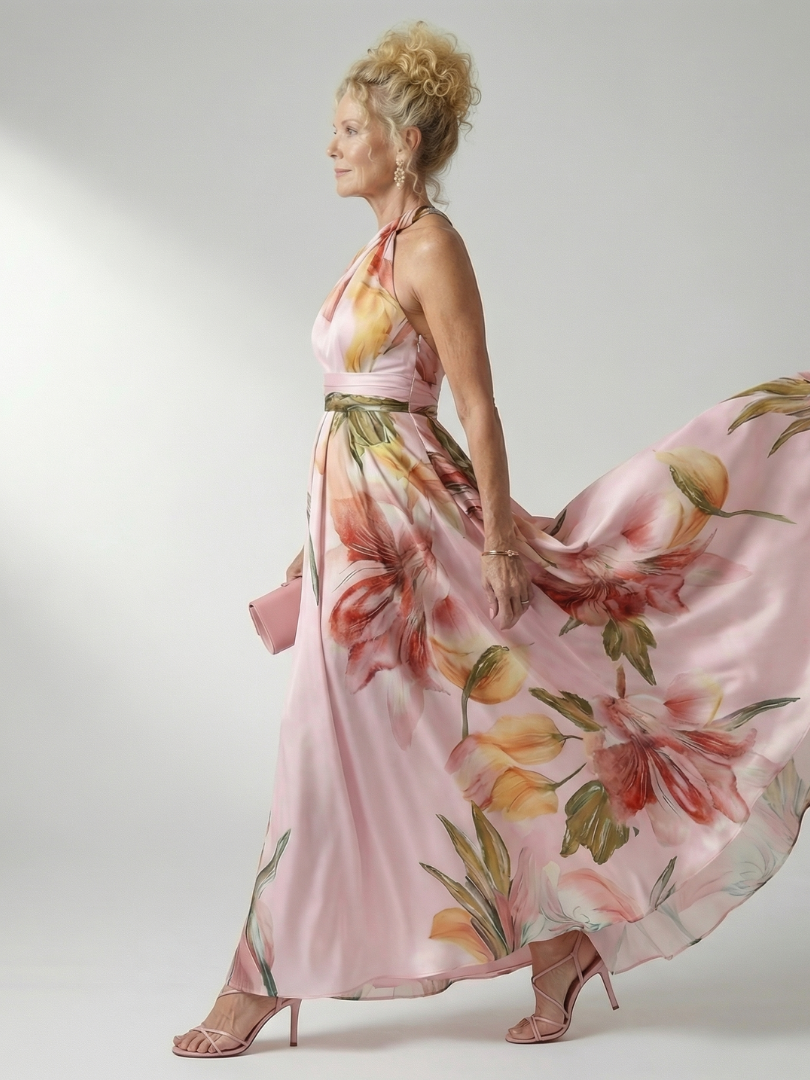 Sandra | Vestido Maxi Floral Leve