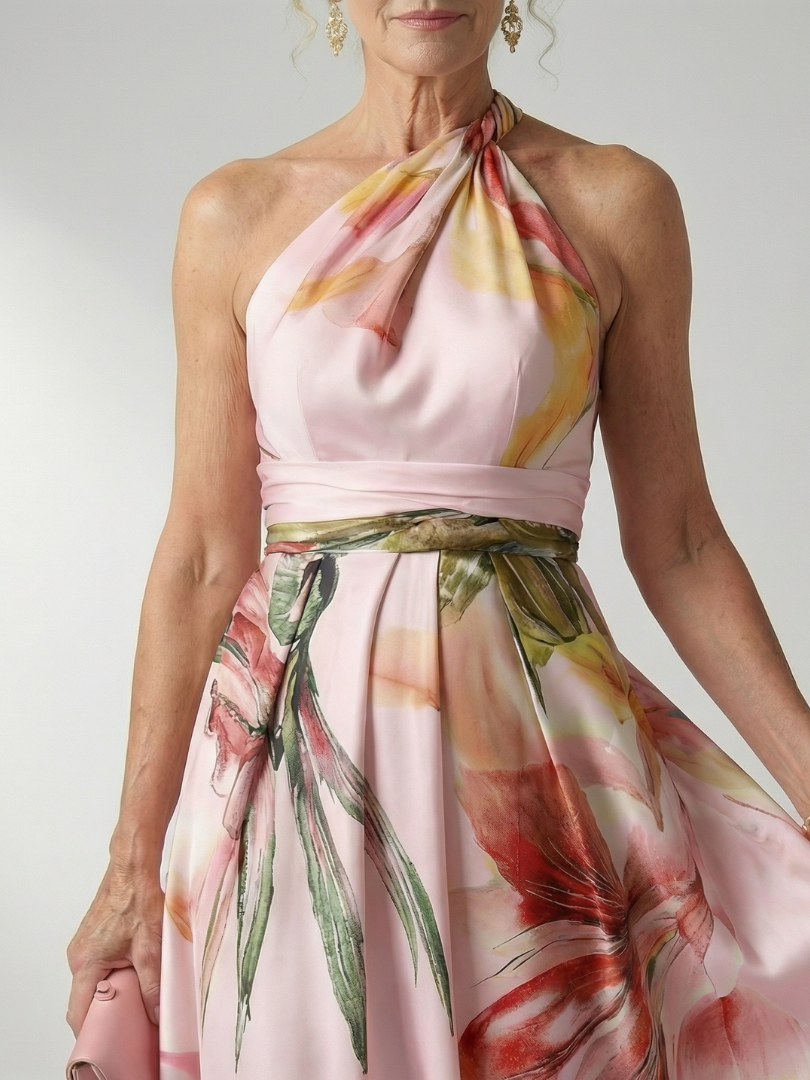 Sandra | Vestido Maxi Floral Leve