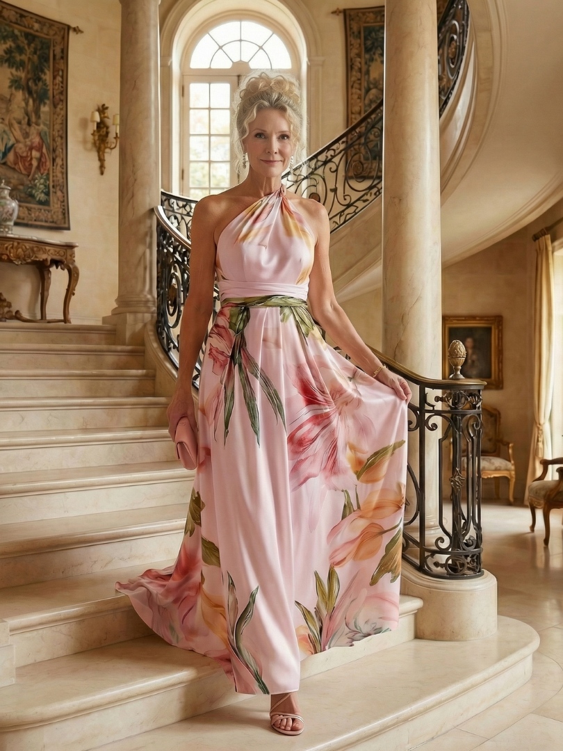 Sandra | Vestido Maxi Floral Leve