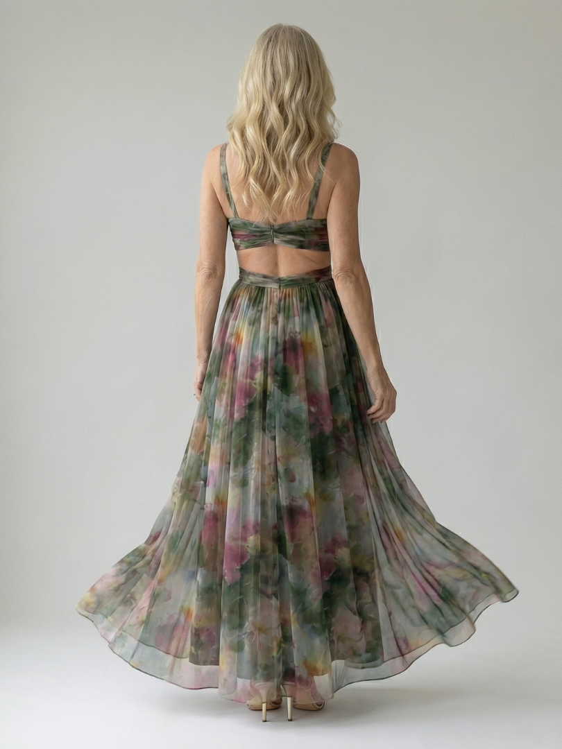 Isabel | Vestido Maxi Portefólio Suave