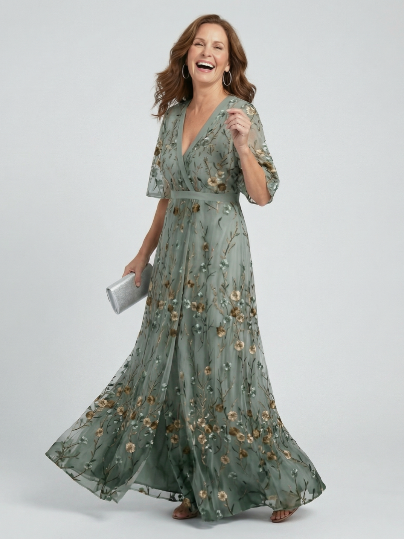 Selora | Vestido Maxi Floral com Decote Halter
