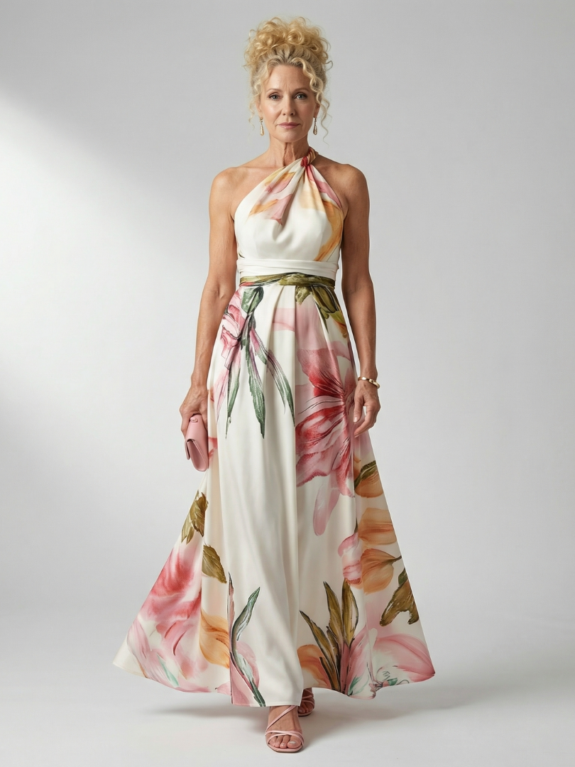 Sandra | Vestido Maxi Floral Leve