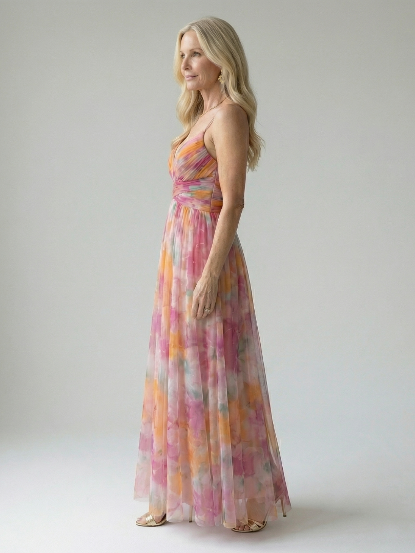 Isabel | Vestido Maxi Portefólio Suave