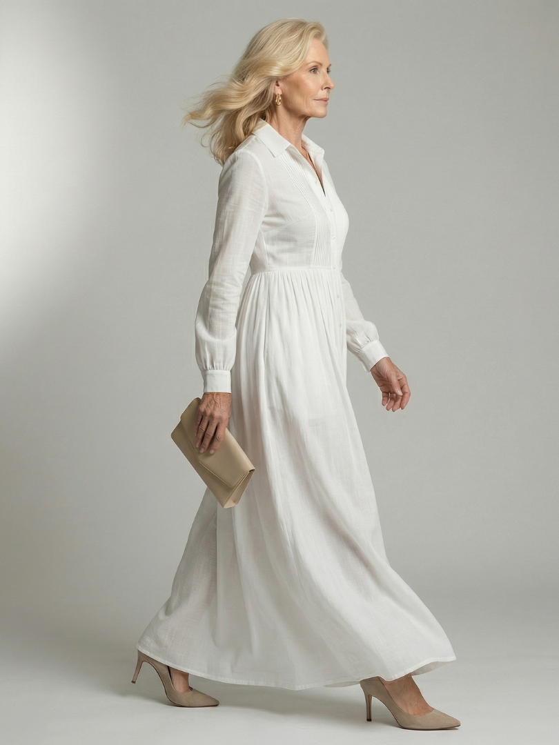 Mia | Vestido Maxi de Fluxo Suave