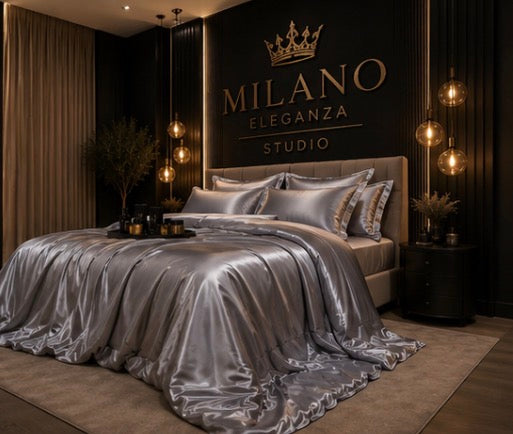Set de Cama Acetinado Premium Milano Eleganza™