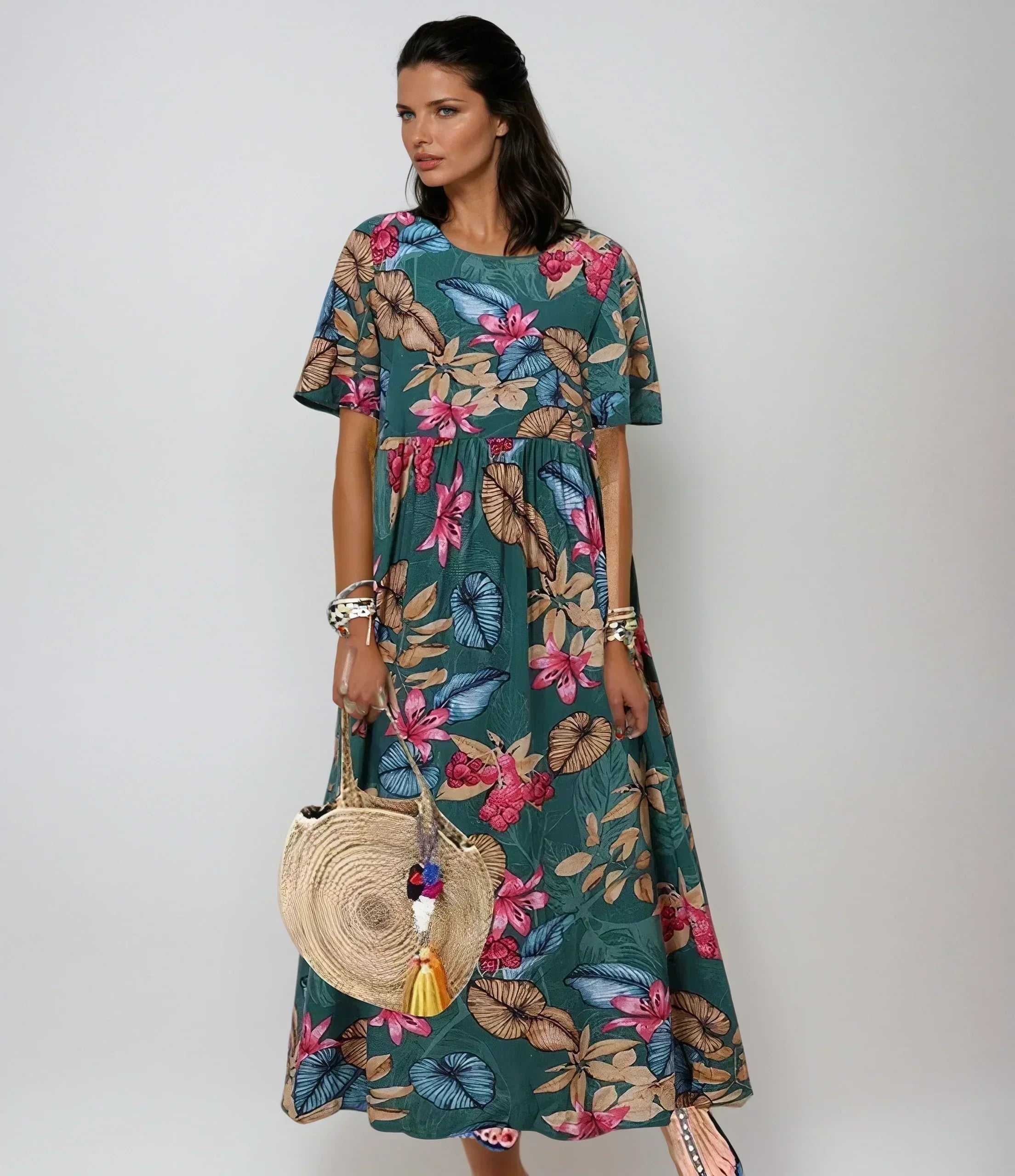 Marrisa | Vestido Floral Elegante de Verão