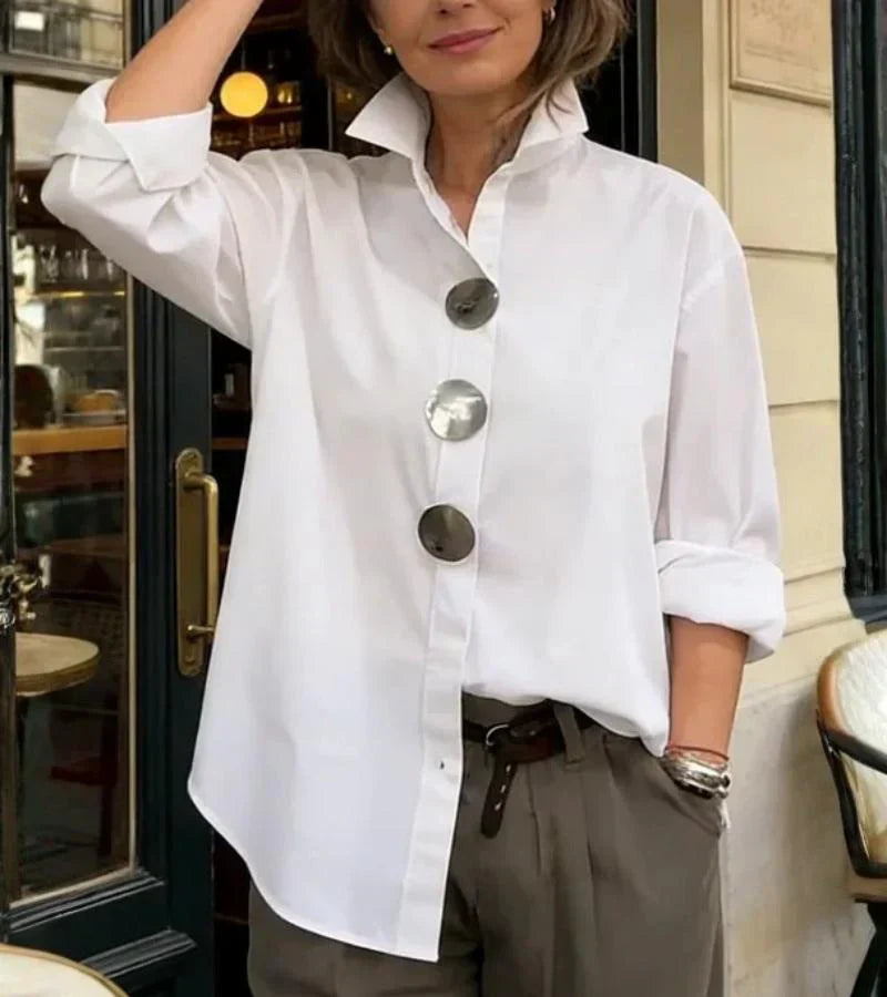 Grazia | Blusa Elegante de Meia Estação
