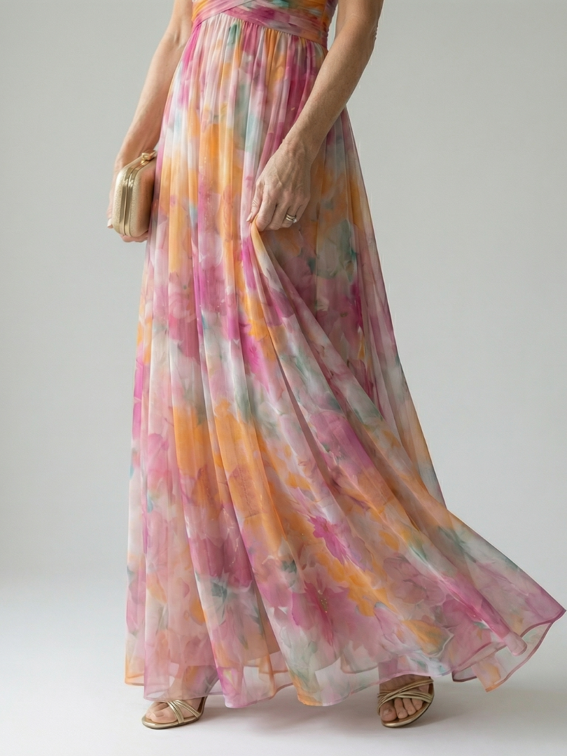 Isabel | Vestido Maxi Portefólio Suave