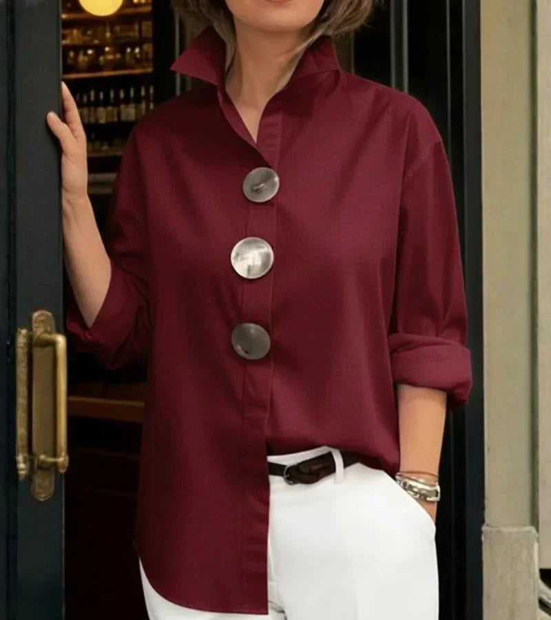 Grazia | Blusa Elegante de Meia Estação