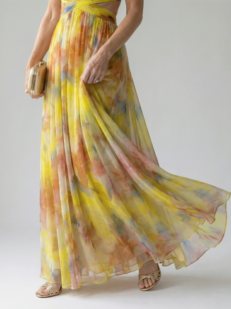 Isabel | Vestido Maxi Portefólio Suave