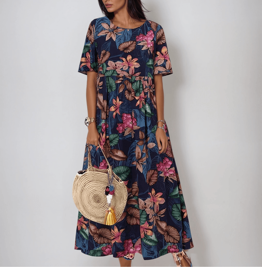 Marrisa | Vestido Floral Elegante de Verão