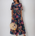 Marrisa | Vestido Floral Elegante de Verão
