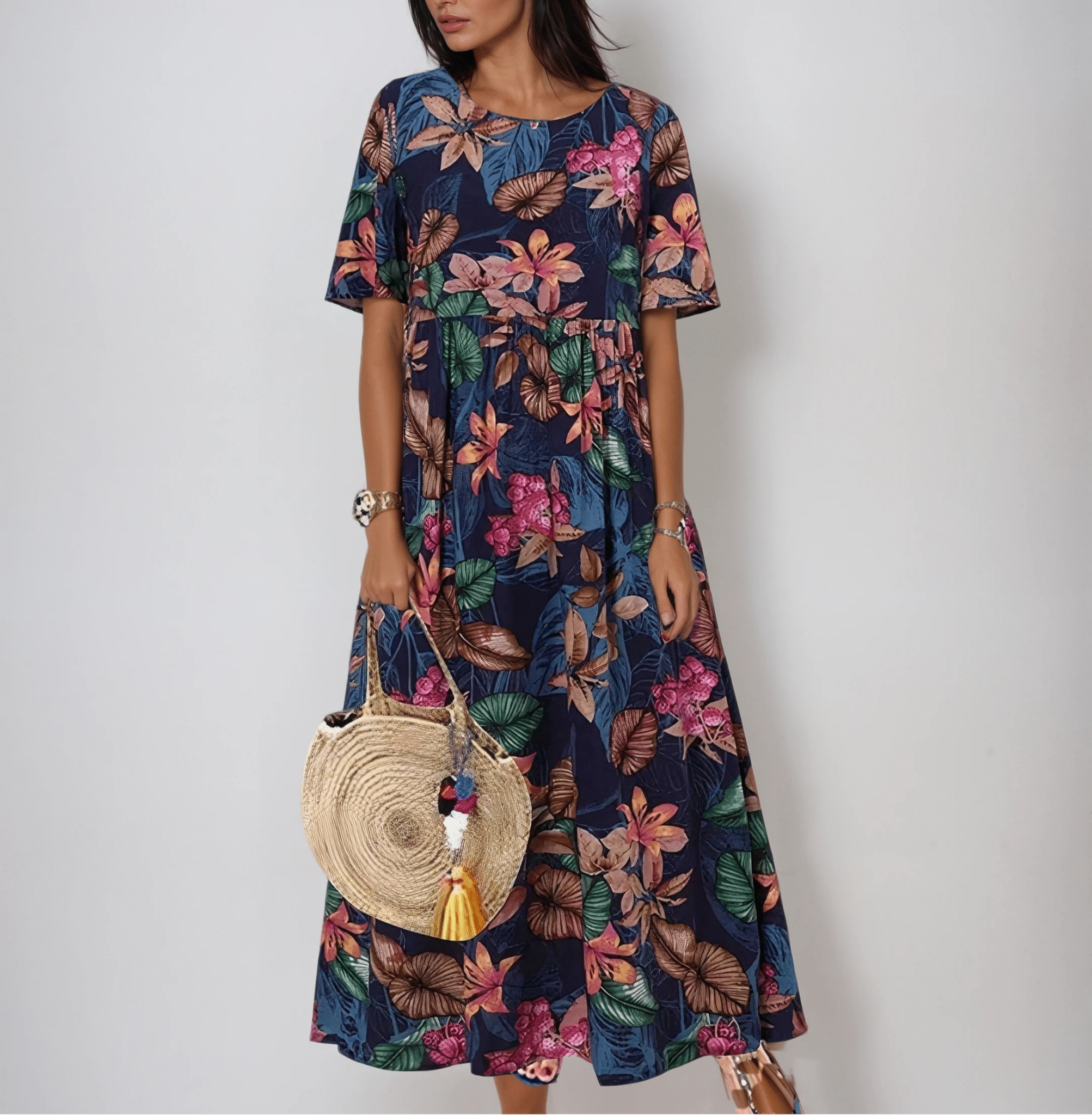 Marrisa | Vestido Floral Elegante de Verão